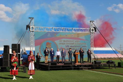 Am 5. August fand in Saransk (Republik Mordowien) die feierliche eröffnung der XII. Weltmeisterschaft zwischen den Jungen und Junioren, und VIII. Weltmeisterschaft zwischen den Mädchen und Juniorinnen im Feuer- und Rettungssport statt